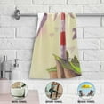 thumbnail image 5 of Purple Whales Summer Hand Towels 2 PCS, Lighthouse Watercolor Kitchen Towel Ultra Soft and Highly Absorbent,Decorative Fingertip Face Towel for Bathroom Hotel, 28.3"x14.4", 5 of 5