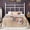 White, variant on SHA CERLIN Twin Size Metal Platform Bed Frame with Victorian Vintage Headboard/Under Bed Storage/No Box Spring Needed/Easy Assembly/Noise Free/Mattress Foundation/Gold