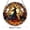 G, variant on Tarmeek Halloween Decorations Witch Suncatcher Hanging Ornament Spooky Decor Glass Pendant Acrylic Stained-Glass Effect for Indoor Outdoor Gothic Home Garden 30cm