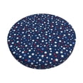 thumbnail image 2 of Round Bar Stool Seat Covers, Colorful Stars Elastic Round Chair Cover Stool Seat Slipcover Bar Stool Cushions Round Pad for 12-14 inch, 2 of 7