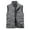 Gray, variant on Mens Mesh Lined Casual Fishing Vests with Multi Pockets Outdoor Lightweight Breathable Work Travel Photo Cargo Vest Jacket Travel Hunting Camping Outerwear