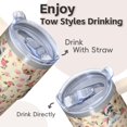 thumbnail image 4 of 20OZ Dog Paw Travel Cup with Handle Insulated Stainless Steel Tumbler Great Dog Lover Gifts Unique Birthday Christmas Presents for Women Men Perfect for Commute and Outdoor Trips, 4 of 6