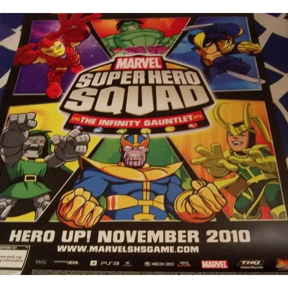 Marvel Super Hero Squad 2010 Comic-Con 22x28 promo poster