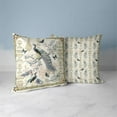 thumbnail image 6 of Peacock Paradise Indoor/Outdoor Pillow with Removable Cover in Yellow 20x20, 6 of 7