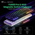 thumbnail image 2 of Akko MonsGeek FUN60 PRO&MAX HE Magnetic Keyboard 60% Machanical Gaming Keyboards Rapid Trigger 8K Custom Keyboard Gamer Esports, 2 of 10