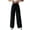 Black, variant on hlysgo Womens Cargo Pant Palazzo Elastic Waist Straight Leg Trousers Summer Travel Cozy Pant with Pockets Black,XL