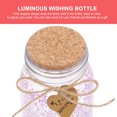 thumbnail image 6 of WRITWAA DIY Luminous Purple Glass Wishing Bottle Small Jar for Bedroom Decoration 6.9×3.1×3.1in, 6 of 6