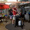thumbnail image 6 of 42" Fire Pit Mat for Solo Stove Bonfire,4 Layers Double-Sided Fireproof Under Grill Mat Protector for Deck,Patio,Round BBQ Mat Indoor Fireplace Pad for Solo Stove Accessories,Easy to Clean, 6 of 9