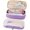 Purple, variant on Big Capacity Pencil Pen Case Simple Stationery Bag College Office Organizer Pink