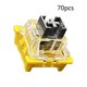 thumbnail image 2 of Interruptores silenciosos de eje lineal para teclado mecánico, interruptor táctil de 3 pines lubricados, 2 of 5