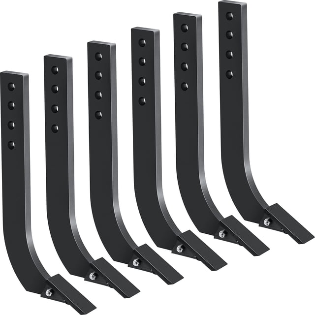 Vástago para escarificador Box Blade Shank VEVOR de 18 pulgadas, 4 orificios, 6 unidades