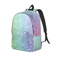thumbnail image 2 of Balery Beautiful Glitter Vintage Canvas Backpack for Men and Women - Large Capacity, Durable Travel Laptop Bag for School, Work, Hiking, and Outdoor Activities, 2 of 7