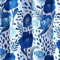 thumbnail image 5 of Blue Poppy Garden Shower Curtain, 72" x 72", 5 of 5