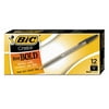BIC Cristal Xtra Bold Ball Pen, Bold Point (1.6mm), Black, 12 Count