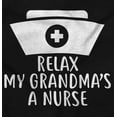 thumbnail image 2 of Relax My Grandma Is A Nurse Essential Toddler Boy Girl T Shirt Infant Toddler Brisco Brands 12M, 2 of 6