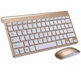 thumbnail image 1 of Teclado y ratón silenciosos Inalámbrico de 2,4 GHz Pamolo  inglés, 1 of 1