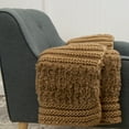 thumbnail image 6 of Your Lifestyle by Donna Sharp Plush Knit Camel Throw, 6 of 7
