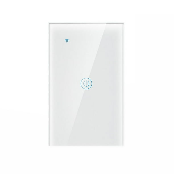 Interruptor de control táctil inteligente ABS WIFI Interruptor con teléfono Dispositivo eléctrico para el hogar Interruptor de encendido 1 Gang Enchufe de EE. UU. Inevent HA7365-01B