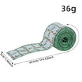 thumbnail image 3 of FastXmas 5cm W x 15 Ft L Christmas Theme Rolls,Christmas Ribbons with Rattan Pattern Rolls for Crafting,Xmas Checkered Webbing Rolls Decor,Christmas Burlap Ribbon for Xmas Hanging Decor DiY Bows, 3 of 3