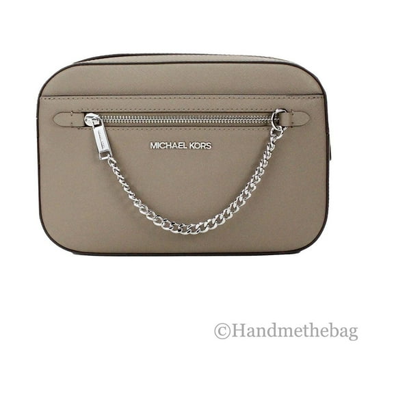 Michael Kors Women's Jet Set Large Saffiano Leather Crossbody Bag 35T1STTC9L-Dusk