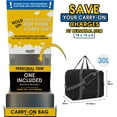 For Spirit Airlines Personal Item Bag 18x14x8 Foldable Travel Duffel