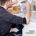 thumbnail image 4 of HEATSHAKING 1 Set Of Adaptive Eating Utensils Grey Stainless Steel For Elderly Tableware, 4 of 8