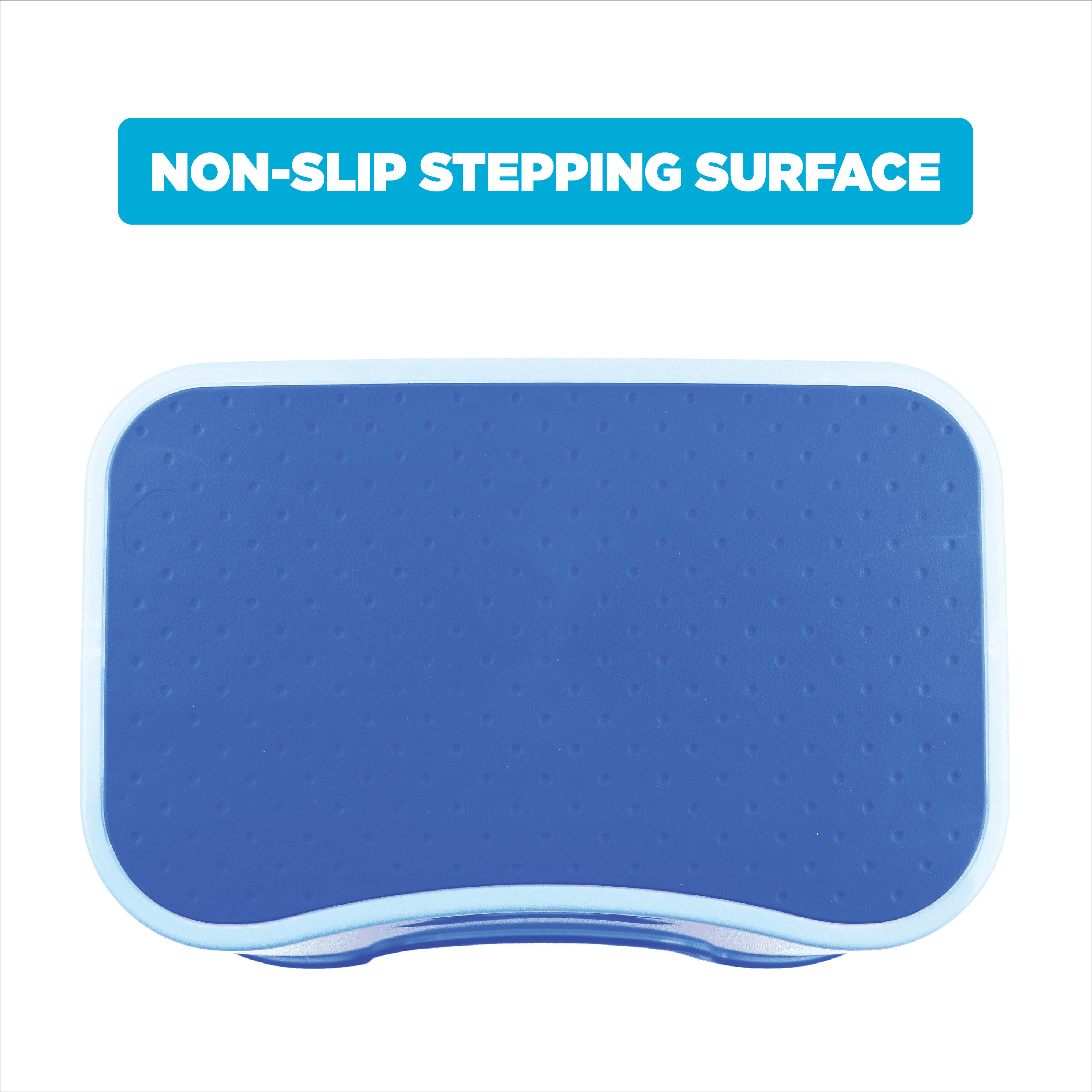 Bluey Dance Mode Step Stool with Durable Plastic and Non-Slip Feet