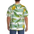 thumbnail image 5 of Wukai Lemon Men's Casual Short-Sleeve Button Down Shirt - Lightweight Summer Dress Shirt for Daily Wear-, 5 of 7