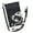 Black, variant on IST Orbit Premium Dry Top Snorkel, Panoramic Low Profile Mask, with Travel Bag