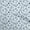 Blue, variant on oneOone Georgette Viscose Cream Fabric Valentine Love Heart Quilting Supplies Print Sewing Fabric By The Yard 42 Inch Wide