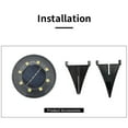 thumbnail image 6 of Patio Lights,Solar Ground Lights Outdoor,Garden Lights Solar Powered,Waterproof In-Ground Outdoor Landscape Lighting for Patio Pathway Lawn Yard Deck Driveway Walkway, 6 of 7