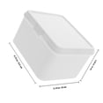 thumbnail image 2 of UPOUART 1Pack Playing Card Box Plastic Organizer for Small Items with Hinged Lid Design in White 9.5x8x6cm PP Material, 2 of 8