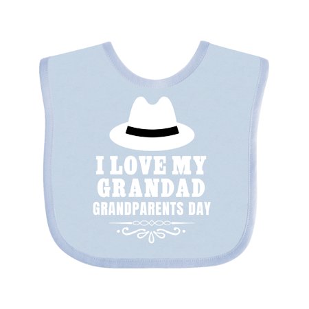 

Inktastic Grandparents Day I Love My Grandad Gift Baby Boy or Baby Girl Bib