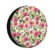 thumbnail image 1 of Fotbe Rose Flowers Funda de Llanta de Repuesto con Estampado, Engrosada, Ajuste Universal para Jeep, Remolque, RV, SUV, Camión-15 inch, 1 of 6