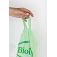 thumbnail image 2 of BioBag (Made In USA) The Original Compostable Food Scrap Bags, 100% Compostable Certified (1.2 Gallon With Drawstring/80 Count), 2 of 7