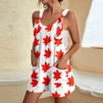 thumbnail image 2 of Women Short Jumpsuit Summer Casual Fashionable Printed Pocket Jumpsuit Shorts Jumpsuit, 2 of 2