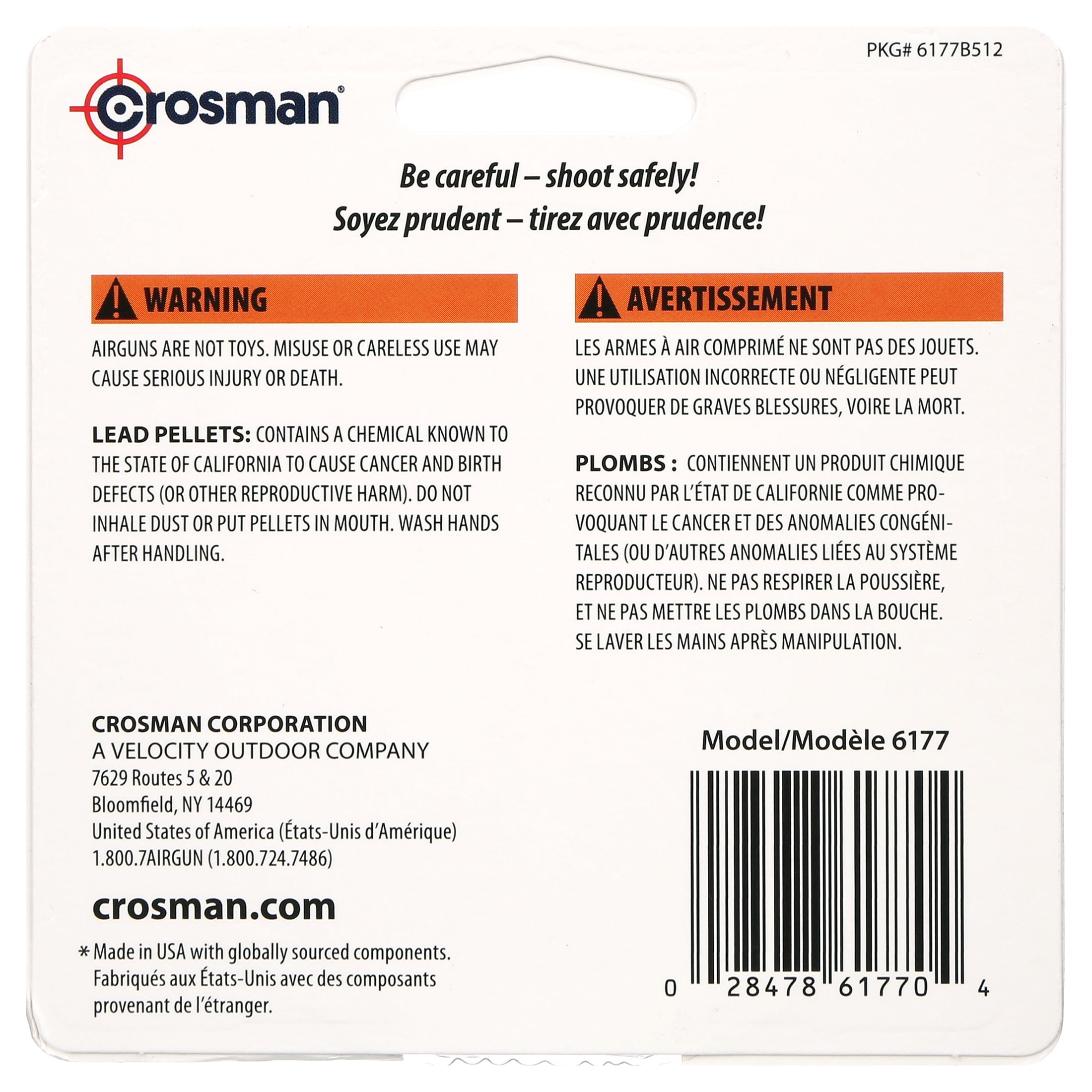 Crosman Match Wadcutter 177 caliber Pellets