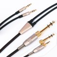 thumbnail image 3 of Nuevo Neomusicia Cable De Repuesto Compatible Con Hifiman He4Xx He-400I (La Última Versión Con Conector De 3,5 Mm) Auriculares De 3,5 Mm/6,35 Mm A Cable Macho Dual De 3,5 Mm De 1,2 M/4 Pies, 3 of 5