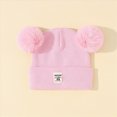 thumbnail image 2 of 0-36 Months Baby Toddler Beanie Cuffed Beanie Warm Knit Cute Hat with Pom-Pom for Boys Girls Baby Beanies Hat, 2 of 6
