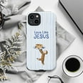 thumbnail image 6 of Love Like Jesus Phone Case, Curious Monkey with Pancakes Christian Quote Cover for iPhone 17 16 15 14 13 12 11 Pro Max Plus Mini, 6 of 6