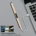 thumbnail image 3 of SUPRUS Rechargeable Electric Lighter, Arc Candle Lighter, Gold, 1 Pack, 3 of 8