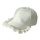 thumbnail image 5 of Gorra de béisbol femenina, transpirable, para vacaciones de verano, picnic al aire libre. Blanco, 5 of 9