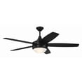 thumbnail image 6 of PHZ52FB5 Craftmade Lighting Phaze II - 5 Blade Ceiling Fan with Light Kit In Contemporary Style-17.71 Inches Tall and 52 Inches Wide-Flat Black, 6 of 18
