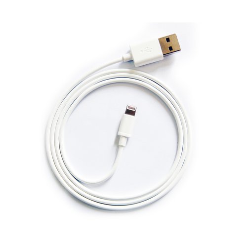 onn. Lightning Cable, 3', White