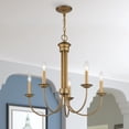 thumbnail image 5 of 42685-48 Livex Lighting Estate - 5 Light Chandelier-24 Inches Tall and 25 Inches Wide     -Traditional Installation, 5 of 13