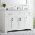 thumbnail image 2 of Elegant Decor Moore 48" Single Quartz Top Bathroom Vanity in White, 2 of 15