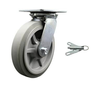 8 Inch Heavy Duty Thermoplastic Caster with Ball Bearing and Swivel Lock SCC