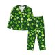 thumbnail image 1 of Fotbe Happy St. Patrick's day Conjunto de Pijama de Manga Larga para Mujer con Estampado, Ropa de Dormir de 2 Piezas, Conjunto de Casa Suave y Cómodo con Bolsillos-Large, 1 of 7