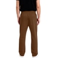 thumbnail image 4 of Men's Baggy Sweatpants Cotton Fleece Wide Leg Lounge Sweat Pants Drawstring Waist Jogging Pants with Pockets Coffee 2XL, 4 of 4