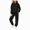 T004-Black, variant on Zuwimk Toddler Boy Girls Clothes Ribbed Solid Long Sleeve Hoodie Sweatshirt and Sweatpants 2Pcs Fall Winter Outfits(T004-Black)